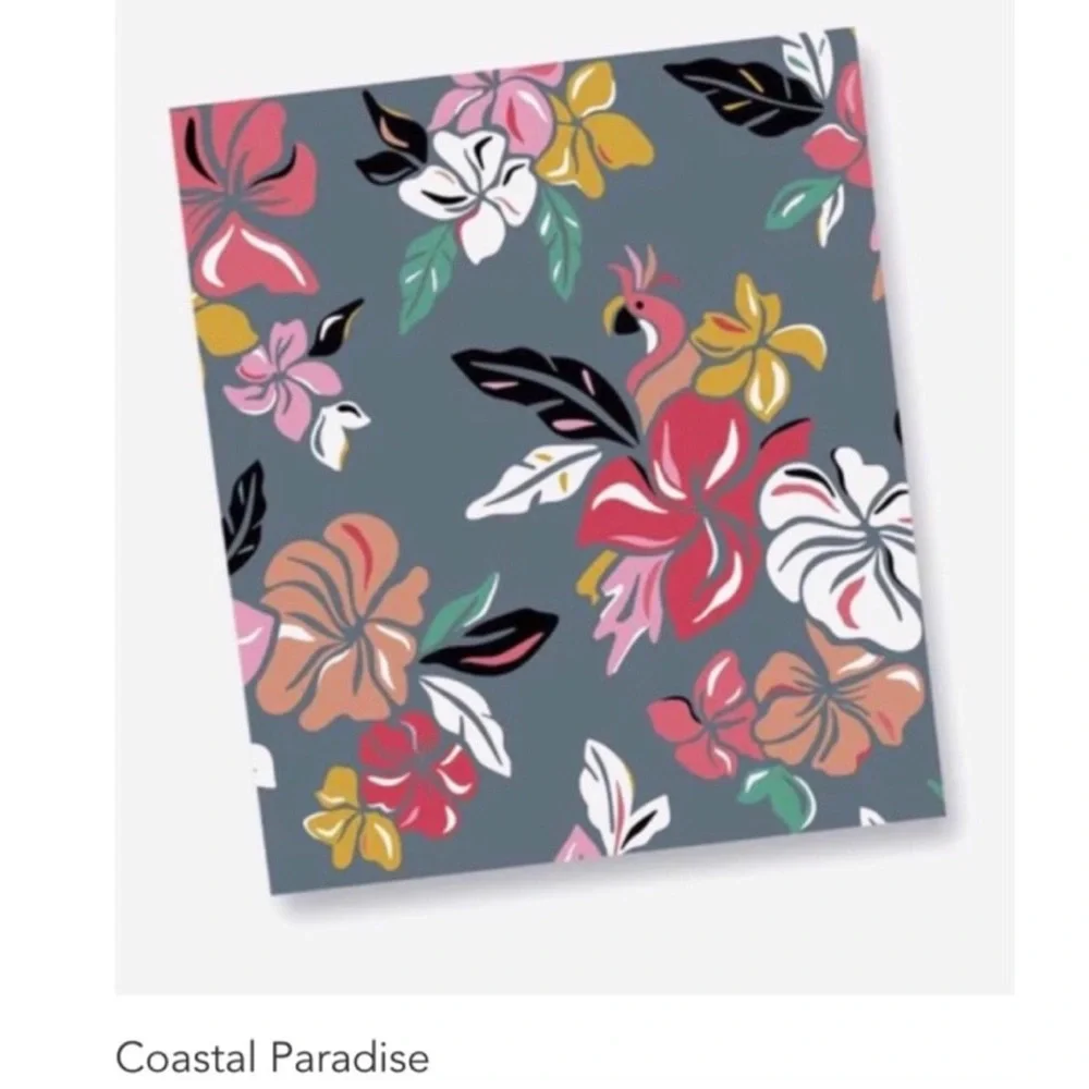 Vera Bradley Factory Style Zip ID Case in Signature Cotton- Coastal Paradise NWT - Picture 4 of 4